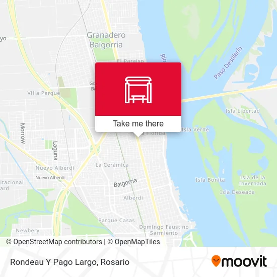 Rondeau Y Pago Largo map