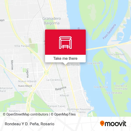 Rondeau Y D. Peña map