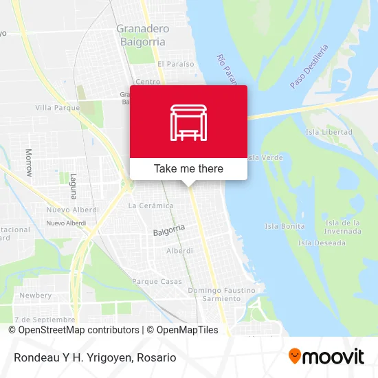 Rondeau Y H. Yrigoyen map