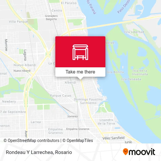 Rondeau Y Larrechea map