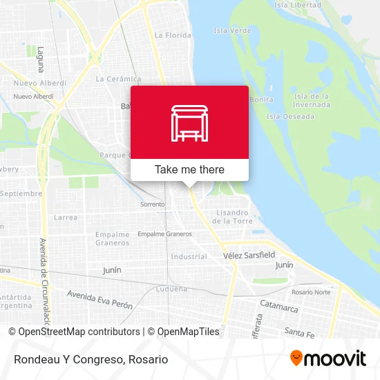 Rondeau Y Congreso map