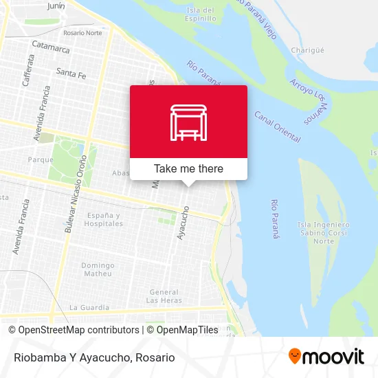 Riobamba Y Ayacucho map