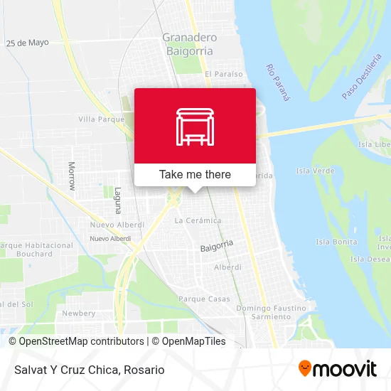 Salvat Y Cruz Chica map