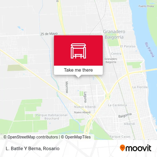 L. Batlle Y Berna map