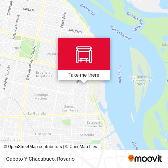 Gaboto Y Chacabuco map