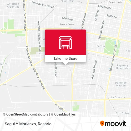 Segui Y Matienzo map