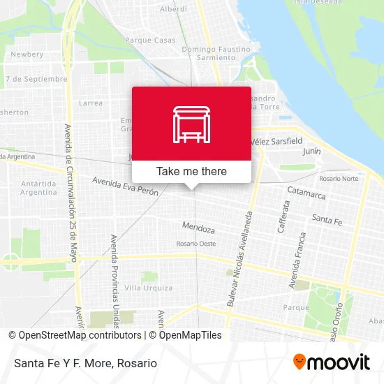 Santa Fe Y F. More map