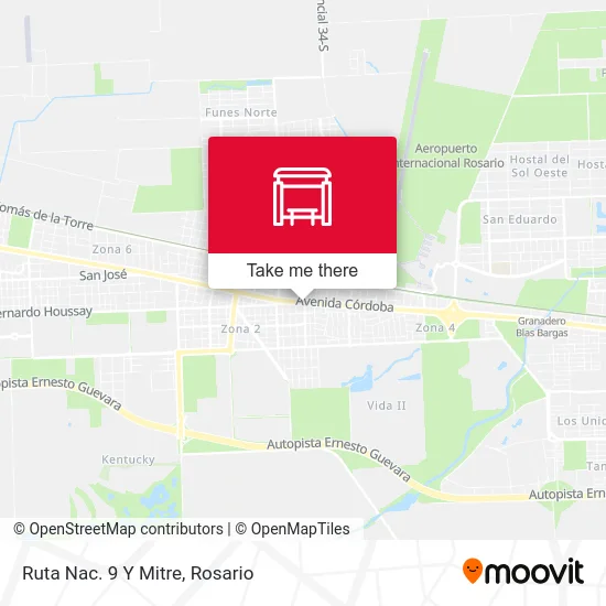 Ruta Nac. 9 Y Mitre map