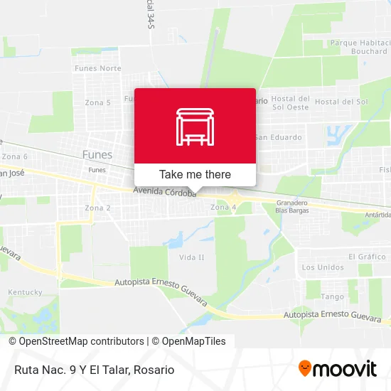 Ruta Nac. 9 Y El Talar map