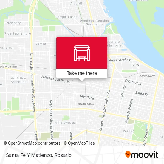 Santa Fe Y Matienzo map
