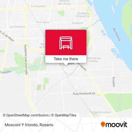 Mosconi Y Iriondo map