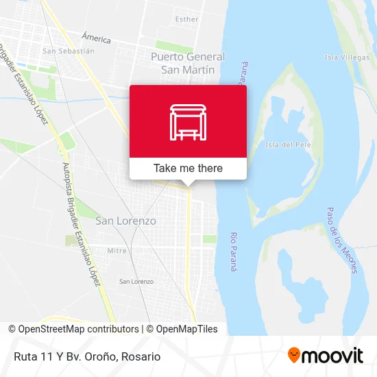 Ruta 11 Y Bv. Oroño map