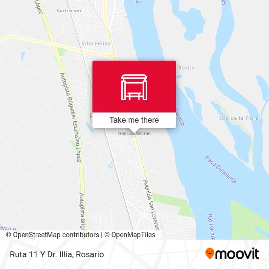 Ruta 11 Y Dr. Illia map