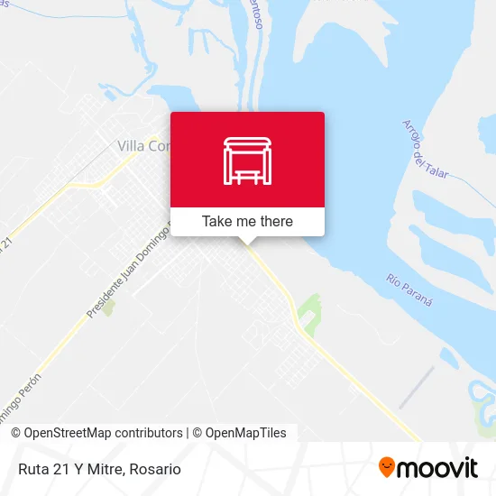 Ruta 21 Y Mitre map