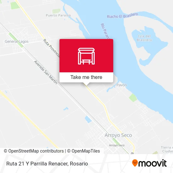 Ruta 21 Y Parrilla Renacer map