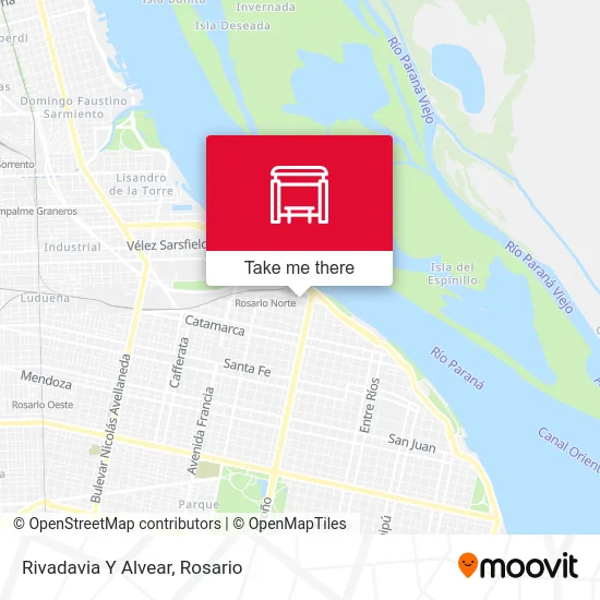 Rivadavia Y Alvear map