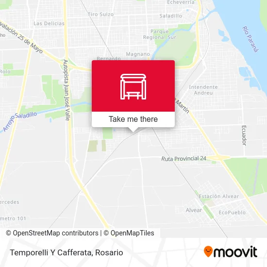 Temporelli Y Cafferata map