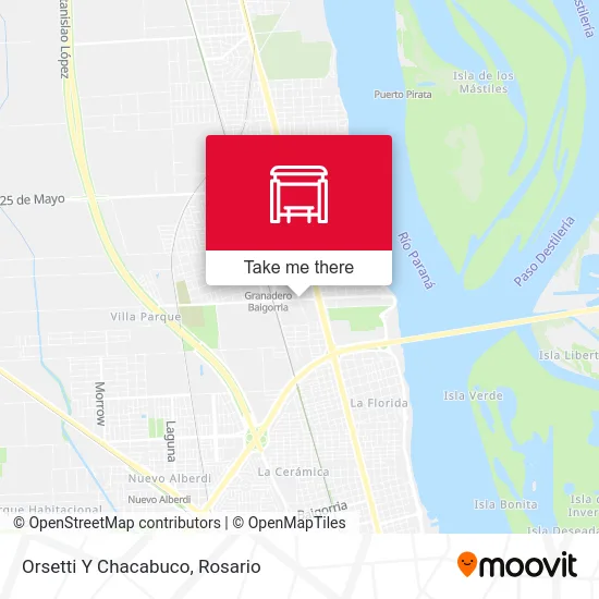 Orsetti Y Chacabuco map