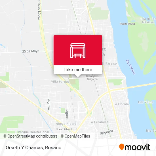 Orsetti Y Charcas map