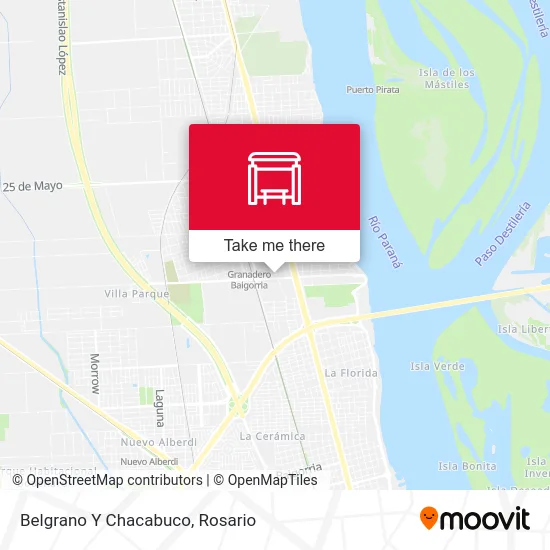 Belgrano Y Chacabuco map