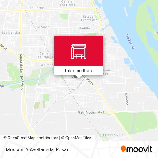 Mosconi Y Avellaneda map