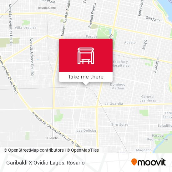 Garibaldi X Ovidio Lagos map