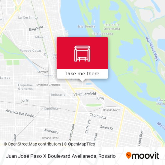 Juan José Paso X Boulevard Avellaneda map