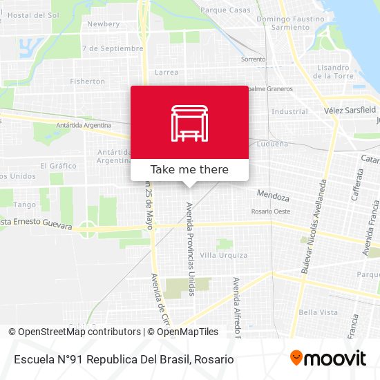 Mapa de Escuela N°91 Republica Del Brasil