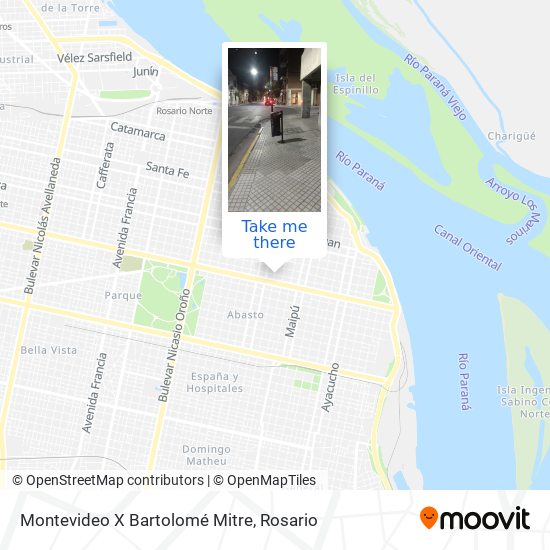 Mapa de Montevideo X Bartolomé Mitre