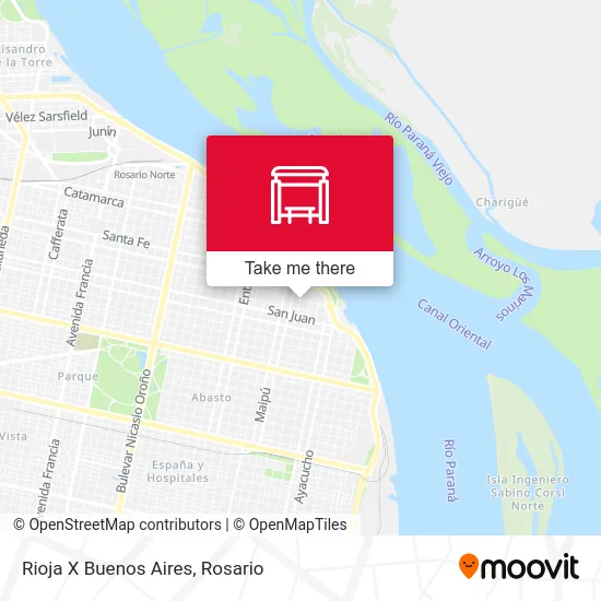 Rioja X Buenos Aires map