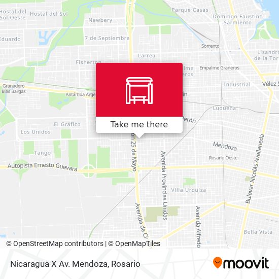 Mapa de Nicaragua X Av. Mendoza