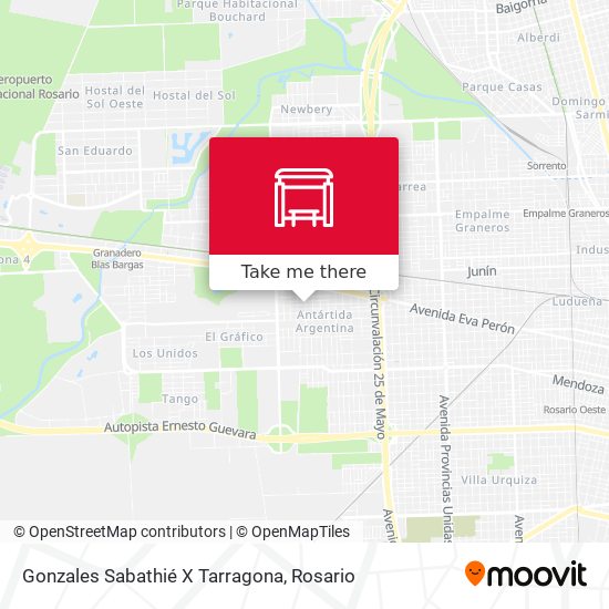 Gonzales Sabathié X Tarragona map