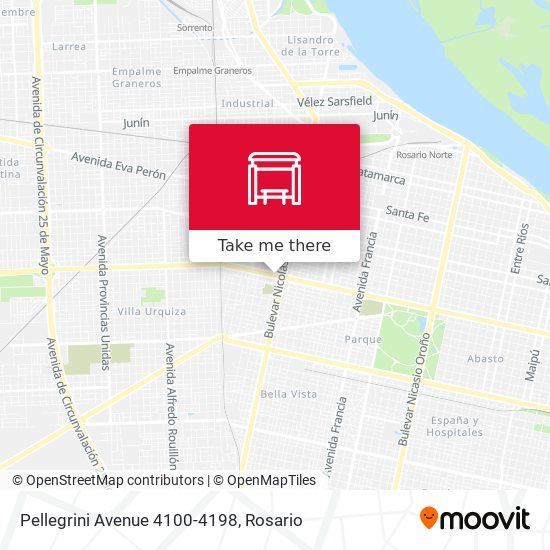 Pellegrini Avenue 4100-4198 map