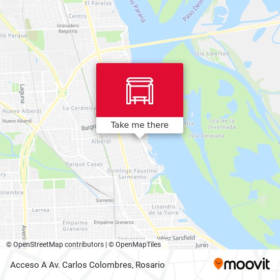 Acceso A Av. Carlos Colombres map