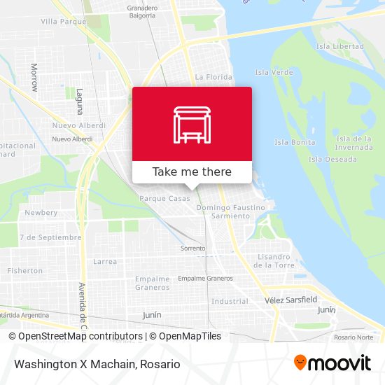 Washington X Machain map