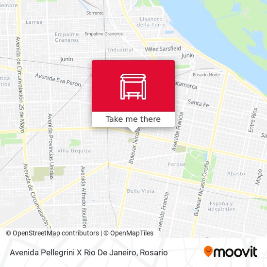 Avenida Pellegrini X Rio De Janeiro map