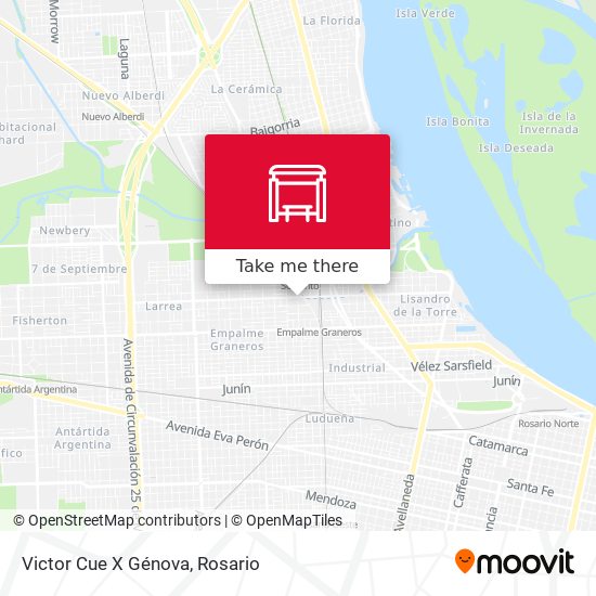 Victor Cue X Génova map