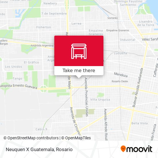 Mapa de Neuquen X Guatemala