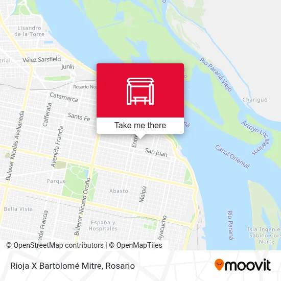 Rioja X Bartolomé Mitre map