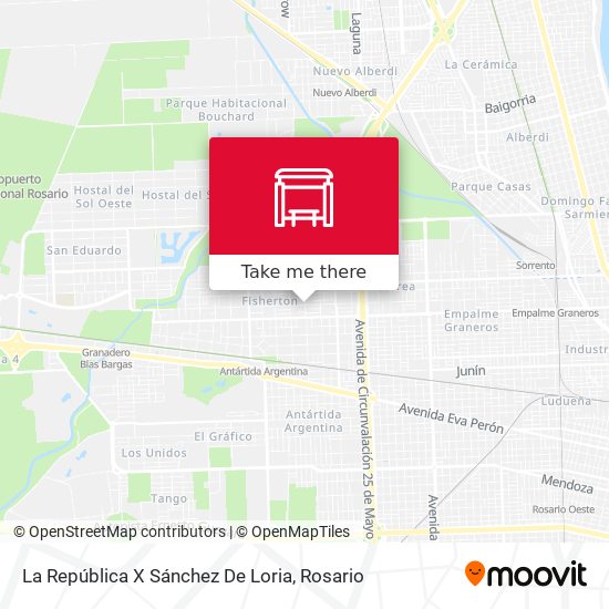 Mapa de La República X Sánchez De Loria