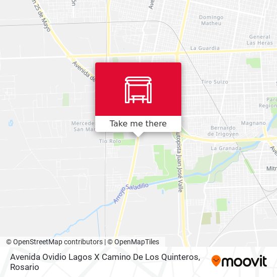 Avenida Ovidio Lagos X Camino De Los Quinteros map