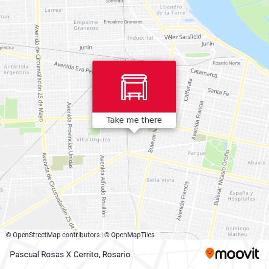Mapa de Pascual Rosas X Cerrito