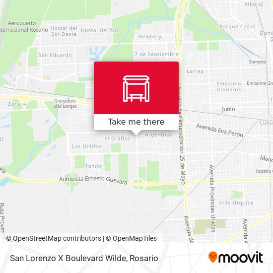San Lorenzo X Boulevard Wilde map