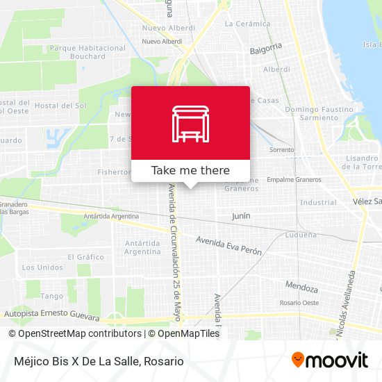 Méjico Bis X De La Salle map