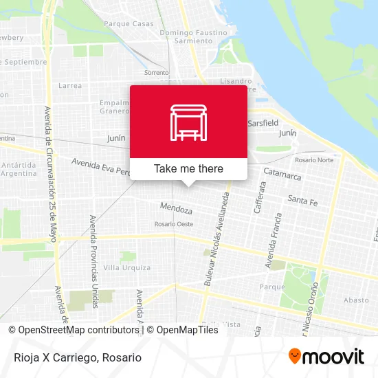 Rioja X Carriego map