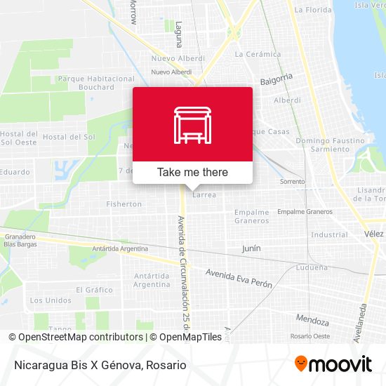 Nicaragua Bis X Génova map