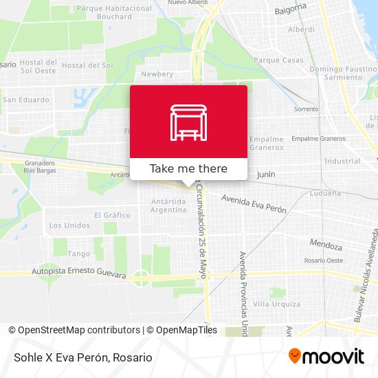 Mapa de Sohle X Eva Perón