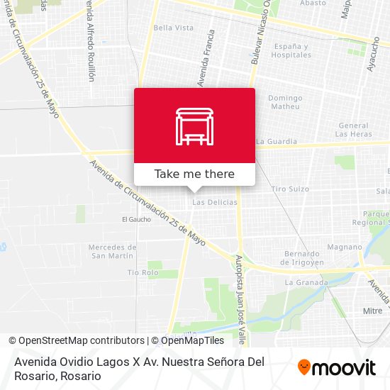 Avenida Ovidio Lagos X Av. Nuestra Señora Del Rosario map