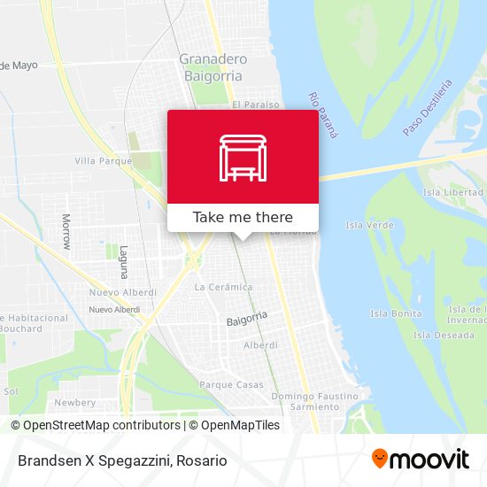 Mapa de Brandsen X Spegazzini