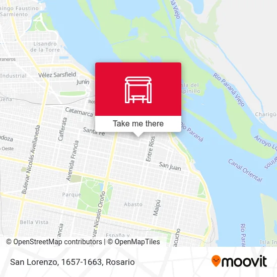San Lorenzo, 1657-1663 map